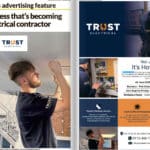Trust Electrical Featured in Yorkshire Evening Post Springfield Mills Guide